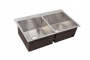 8350 Мойка Bowls silk brash Premial сатин браш (д 830 ш 500 г 220)