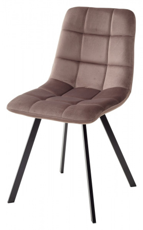 Стул CHILLI SQUARE BLUVEL-38 LATTE какао, велюр М-City