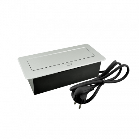 Удлинитель AQ PLUG-X H1 горизонтальный 3xSCHUKO алюминий