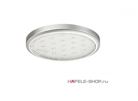 Светильник LED модель 2002 12V/1,5W теплый белый свет, корпус серебристый