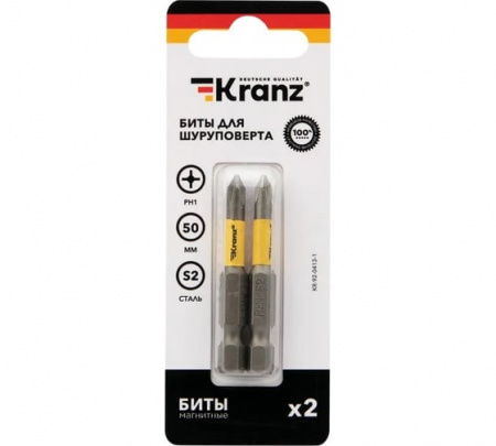Бита PH1x50мм KRANZ (2 шт) 